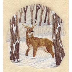 jelen v zimě
