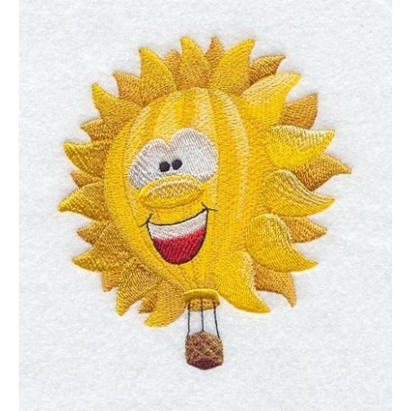 horkovzdušný balón-slunce
